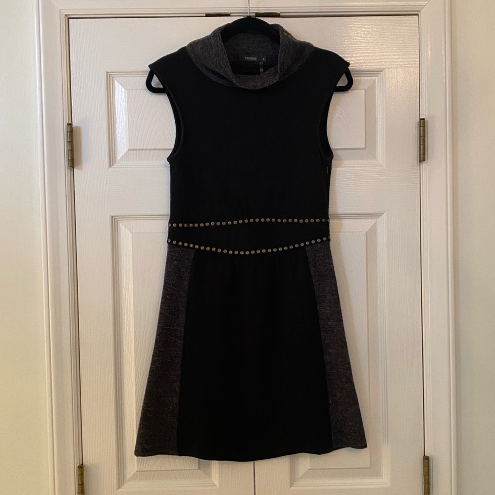 Anthropologie Studded Wool Dress